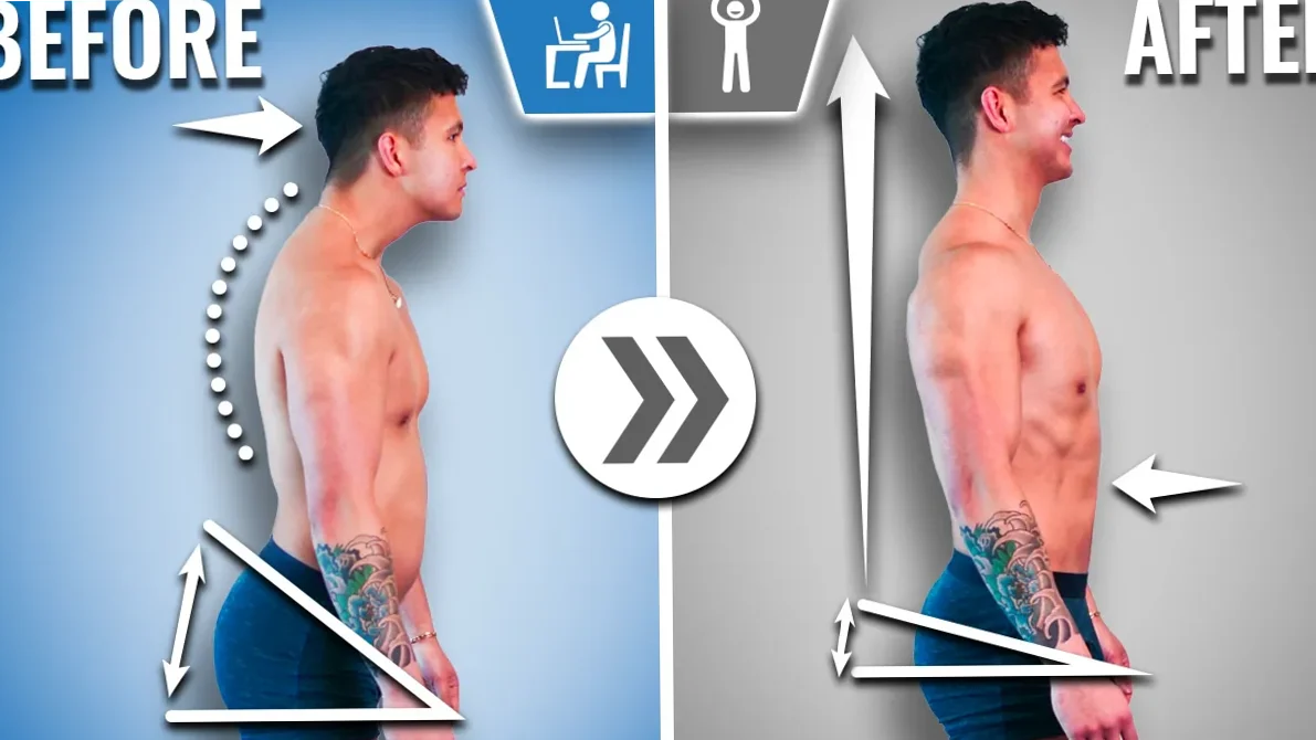 How does training improve your posture?